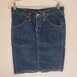 Levi's Premium Denim Pencil Skirt